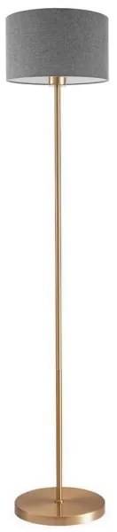 LED stojacia lampa TUNJA 1xE27/20W/230V pr. 30 cm zlatá/šedá