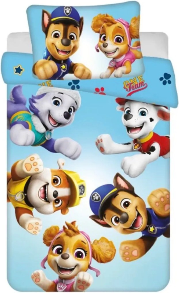 Obliečky Disney Labková patrola Paw patrol do postieľky 135x100cm+40x60cm Faro