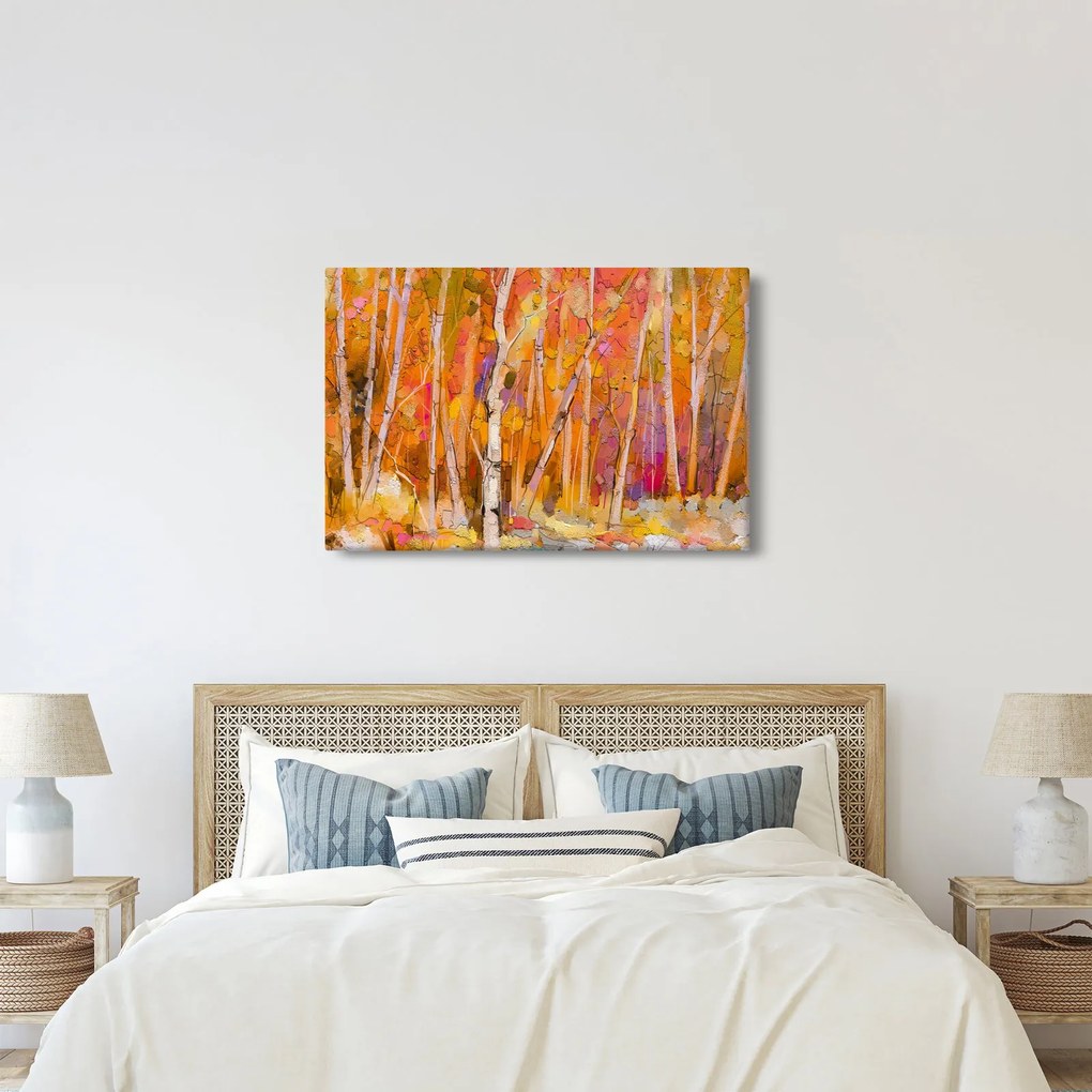 Obraz - Jesenný les (90x60 cm)