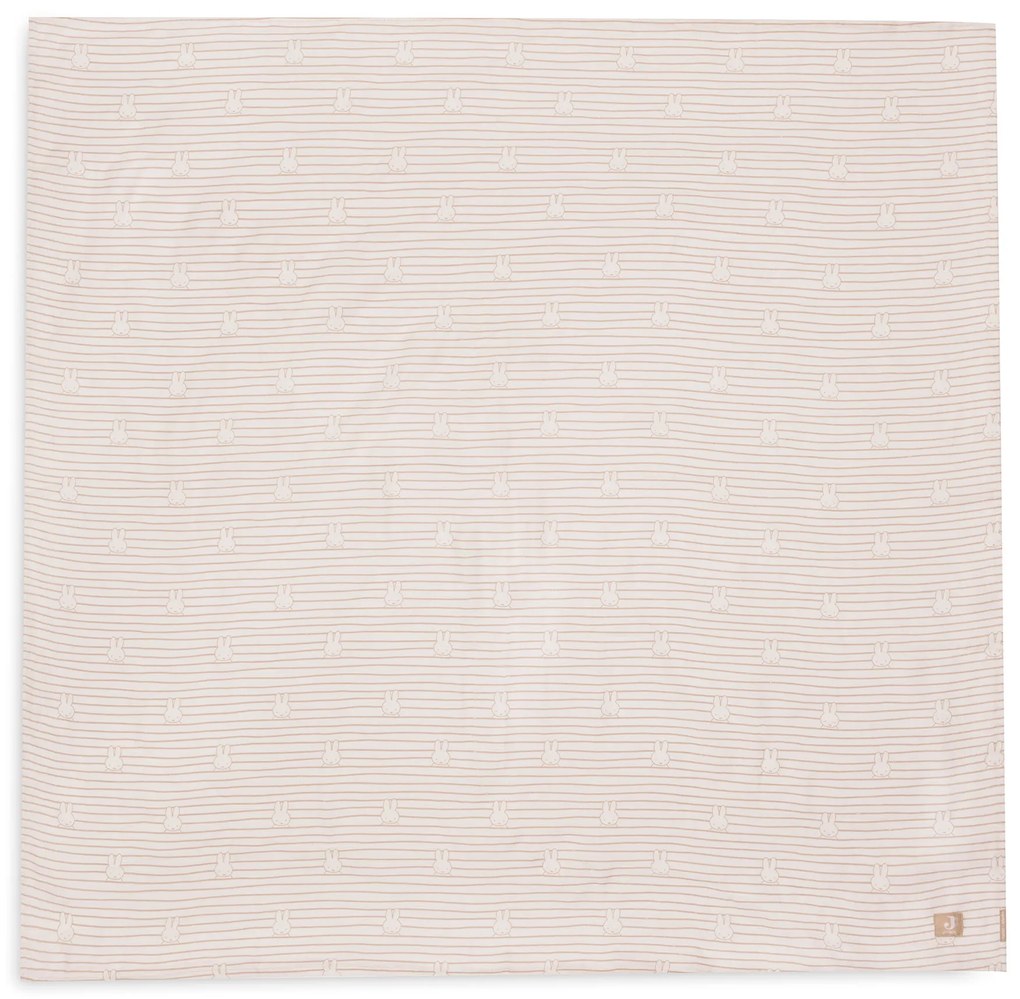 Plienky zavinovacie 2ks 115x115 cm Miffy Stripe Biscuit