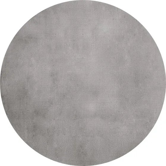 Obsession, Kusový koberec Cha Cha 535 silver kruh, 80x80 (priemer) kruh, šedá, obývacia izba
