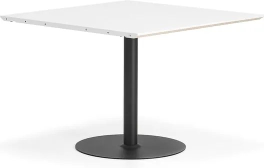 Stôl METRIC, stredná sekcia, 1000X1000x720 mm, čierna/biela