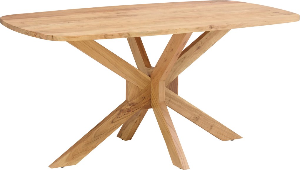 XXXLutz JEDÁLENSKÝ STÔL, akácia, farba akácie, 160/85/76 cm MID.YOU - Stoly - 002193002601