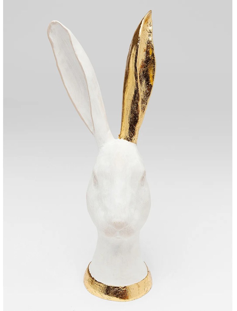 Bunny dekorácia 30 cm zlatá/biela