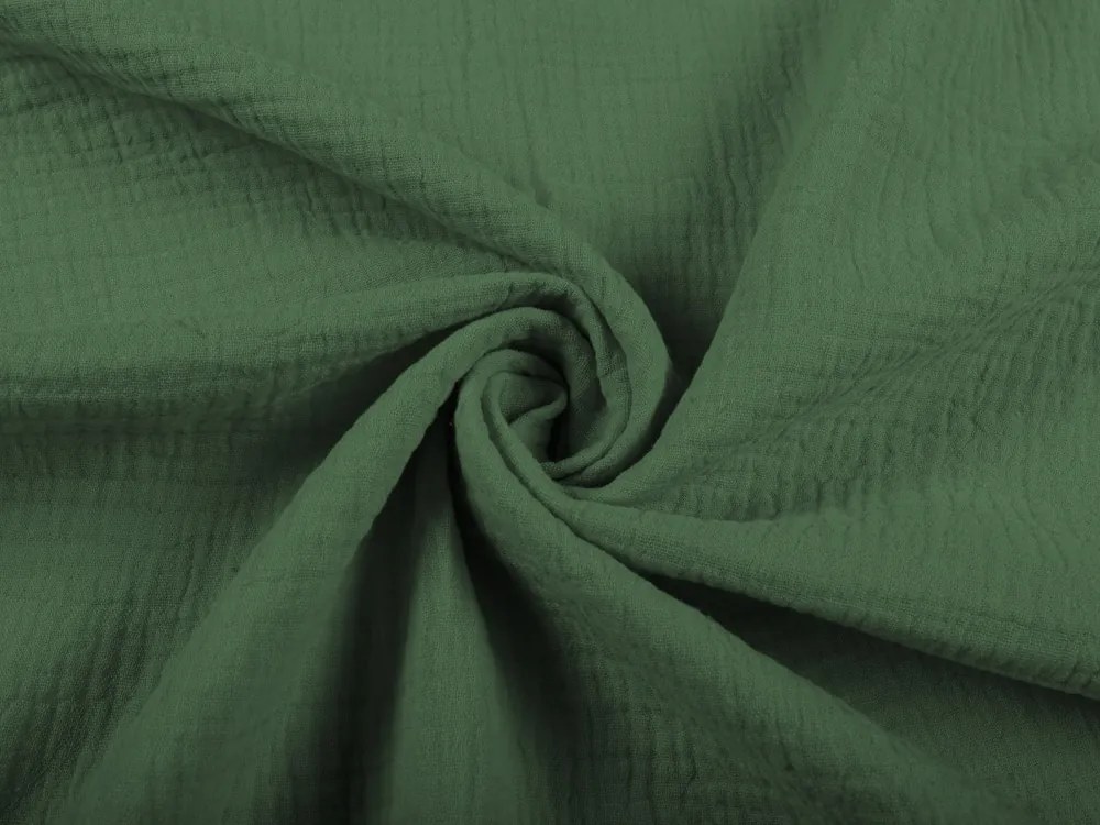 Biante Mušelínová plienka/dečka Nature MSN-011 Lesná zelená 100x100 cm