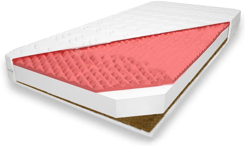 Detský penový matrac PREMIUM MAX RELAX 120x60x11 cm - kokos/pena/HR VISCO