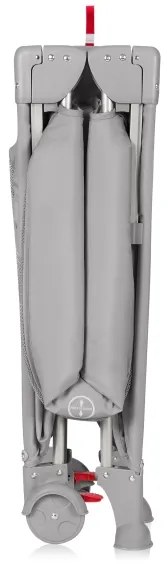 Lionelo - cestovná postieľka 3 v 1 ELLEN, betónovo sivá