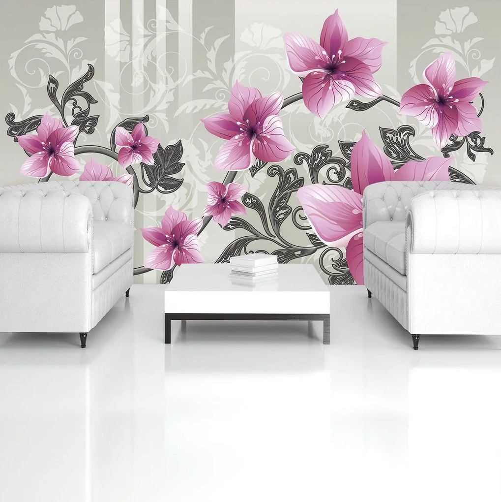 Fototapeta - Kvety (254x184 cm)