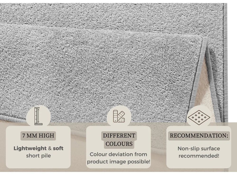 Svetlosivý behúň 80x300 cm Fancy – Hanse Home