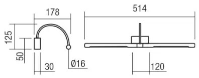 Redo 01-3466 - LED Obrazové svietidlo KENDO LED/11W/230V 51,4 cm CRI 92 biela