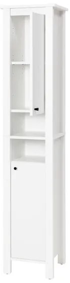 Livarno home Vysoká skrinka do kúpeľne Stockholm, biela (850000278)