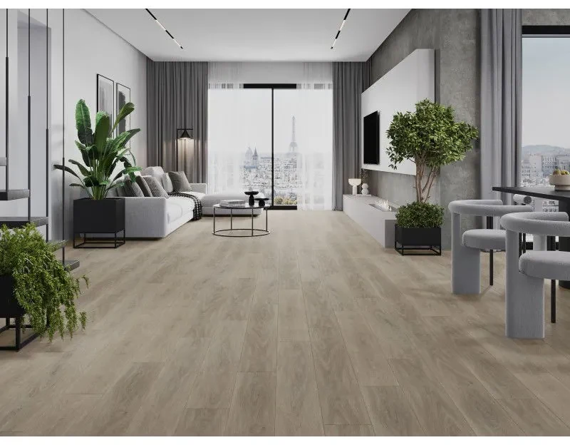 Mexen Parkland, vinylová podlaha 1240x182 mm SPC 6,5 mm, IXPE 1,5 mm, 4-stranná V-drážka, dub, F1024-1240-182-505-4V1-01