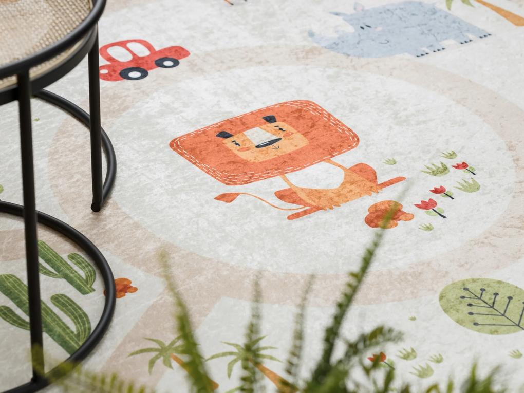 Lucz Prateľný koberec do detskej izby Safari 140x190