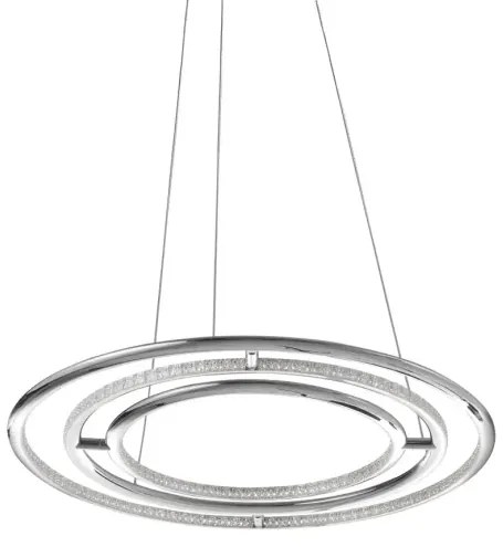 LED luster Livorno 60 Chrome