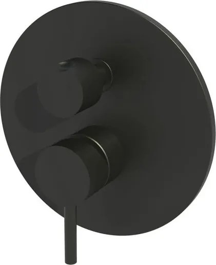 Paffoni Light sprchová batéria s prepínačom čierny mat LIG018NO