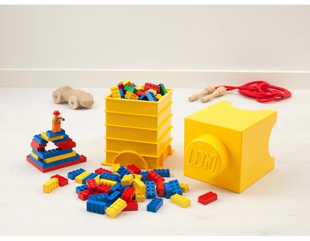 Žltý úložný box LEGO®