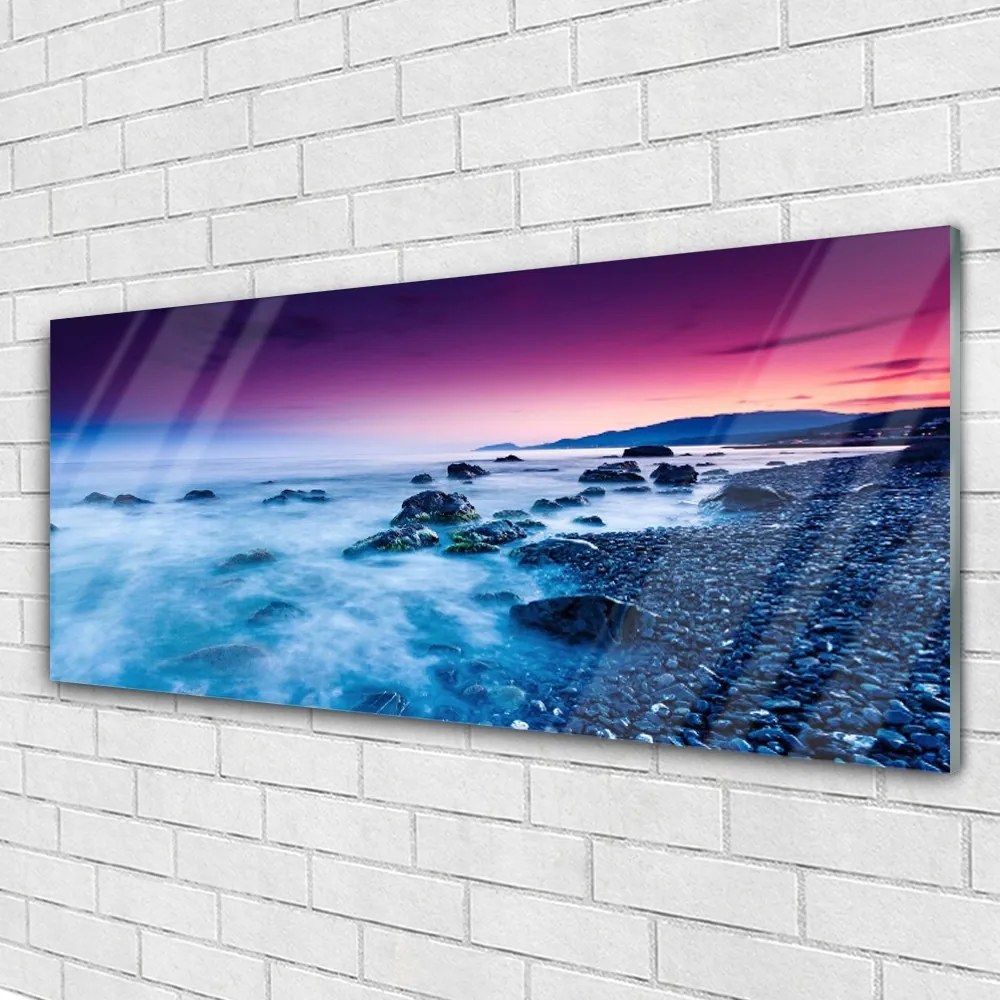 Obraz na akrylátovom skle Oceán pláž príroda 125x50 cm