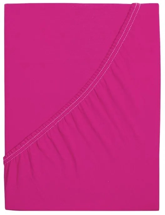 Jersey plachta do detskej postieľky EXCLUSIVE 70x140 cm purpurová