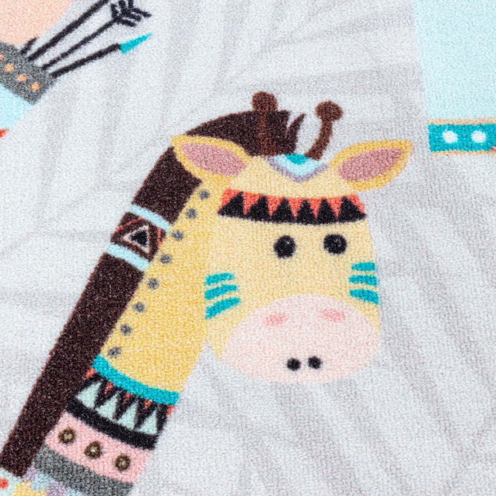 Ayyildiz, Kusový koberec Play 2903 grey, 80x120, viacfarebná, detská izba