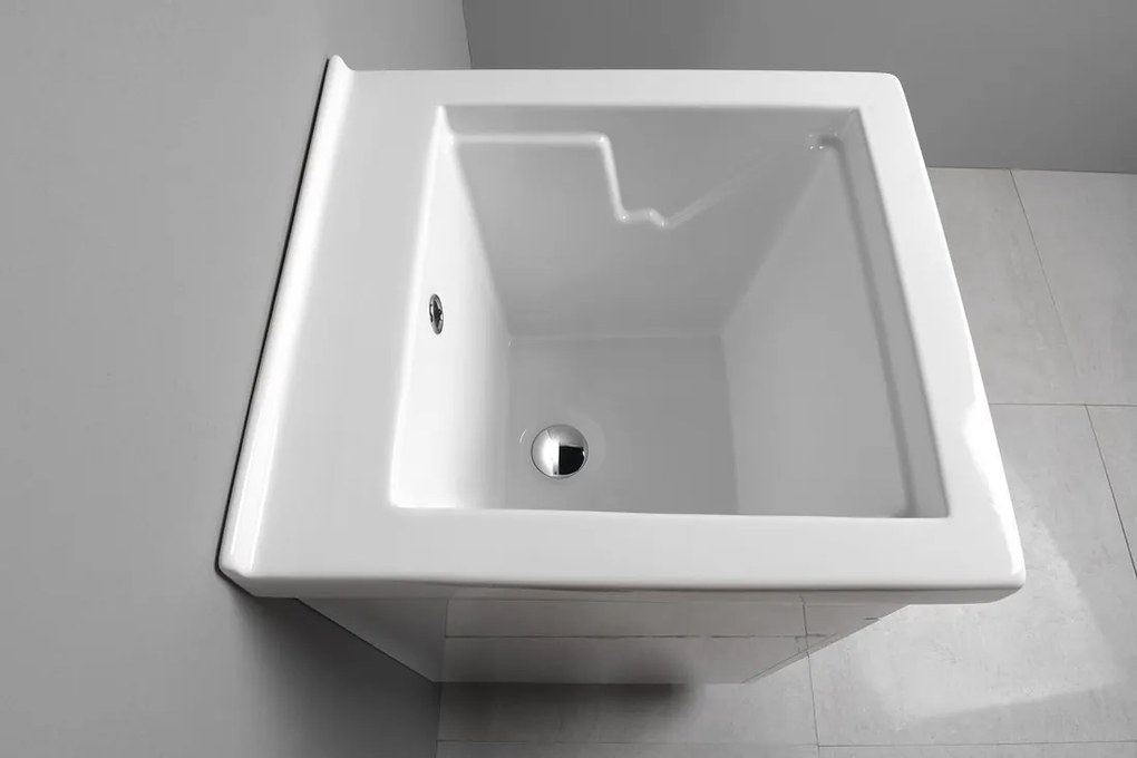 Aqualine Aqualine, Keramická výlevka, 45x50cm, s prepadom, WH118