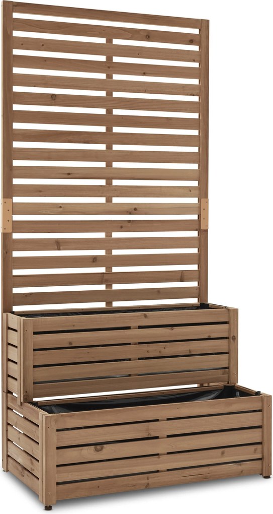 Stupňovitý stojan na rastliny vo forme paravánu 2 v 1