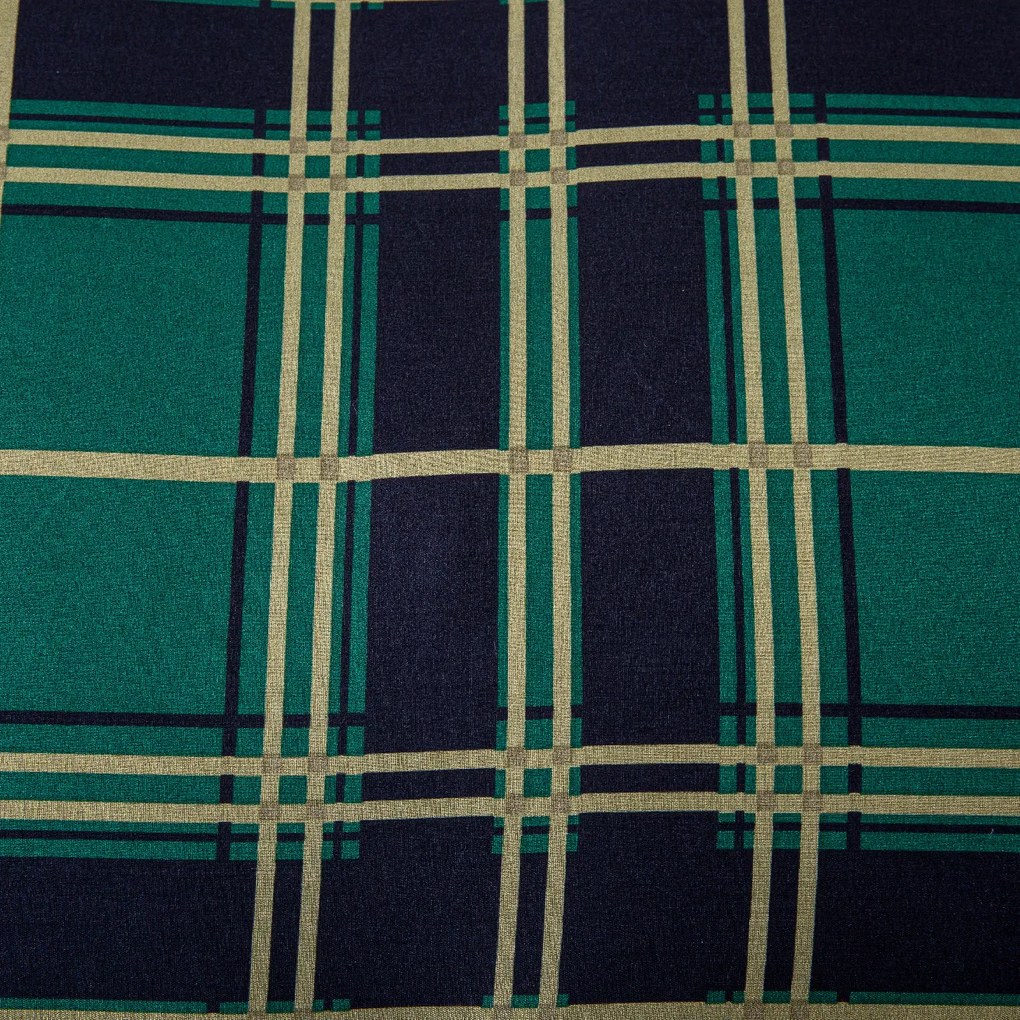 Obliečky z mikrovlákna KOCKA zelené Rozmer obliečky: 70 x 90 cm | 140 x 200 cm