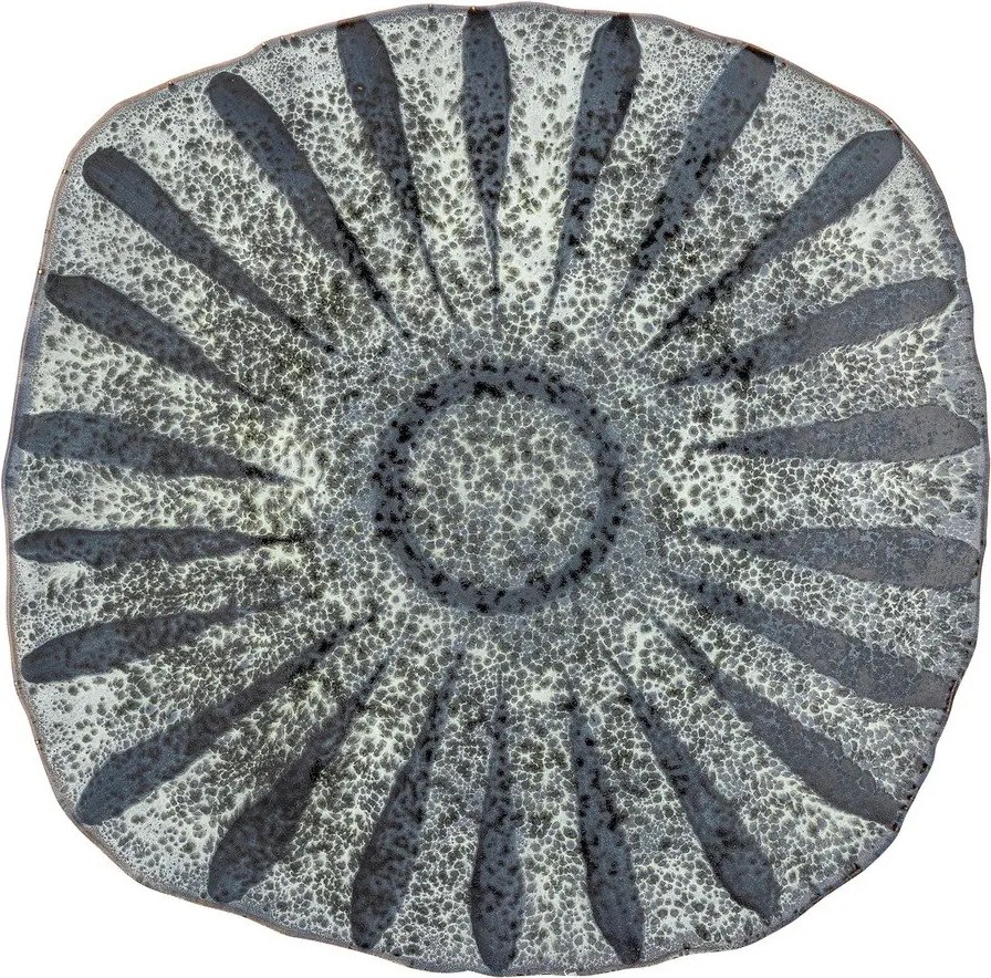 Sivý servírovací kameninový tanier ø 32 cm Ramie – Bloomingville