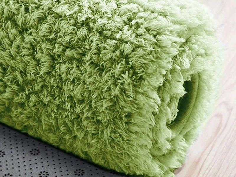 TZ Zelený obdĺžnikový koberec Alpaka Rozmer: 140x200 cm