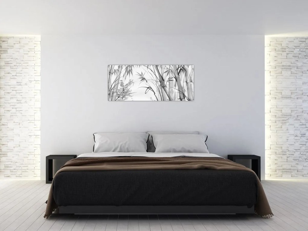 Obraz - Bambusový les (120x50 cm)