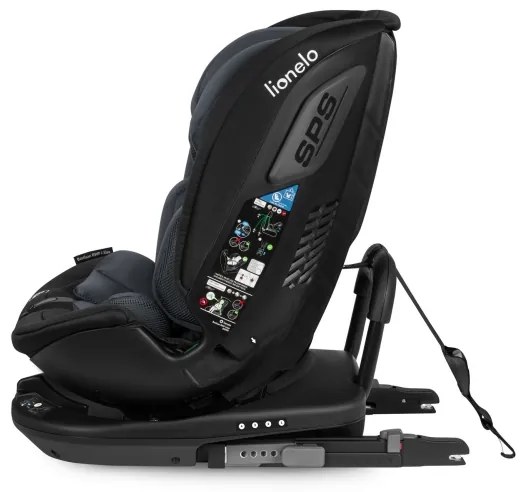 Lionelo - Autosedačka s otočnou základňou BASTIAAN i-Size 40-150 cm Grey Stone