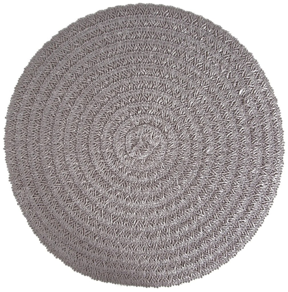 SADA 6KS PRESTIERANIE NA STÔL BOHO 9 (FI) 38 CM TMAVOSIVÁ