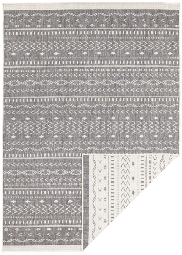 NORTHRUGS - Hanse Home koberce Kusový koberec Twin Supreme 103437 Kuba grey creme – na von aj na doma - 160x230 cm