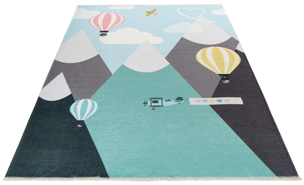 Obsession, Kusový koberec My Greta 605 balloon, 115x170, modrá, detská izba
