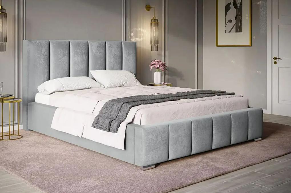 Čalúnená manželská posteľ ROSE 180 x 200