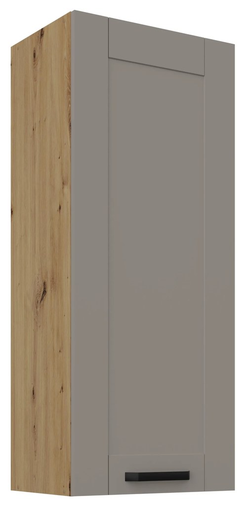 Horná kuchynská skrinka Lucid 45 G-108 1F (korpus: dub artisan + front: mdf claygrey). Vlastná spoľahlivá doprava až k Vám domov. 1134706