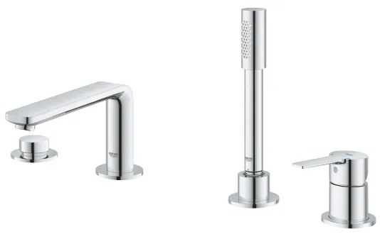 GROHE 19577001 - Vaňová štvorotvorová kombinácia LINEARE lesklý chróm