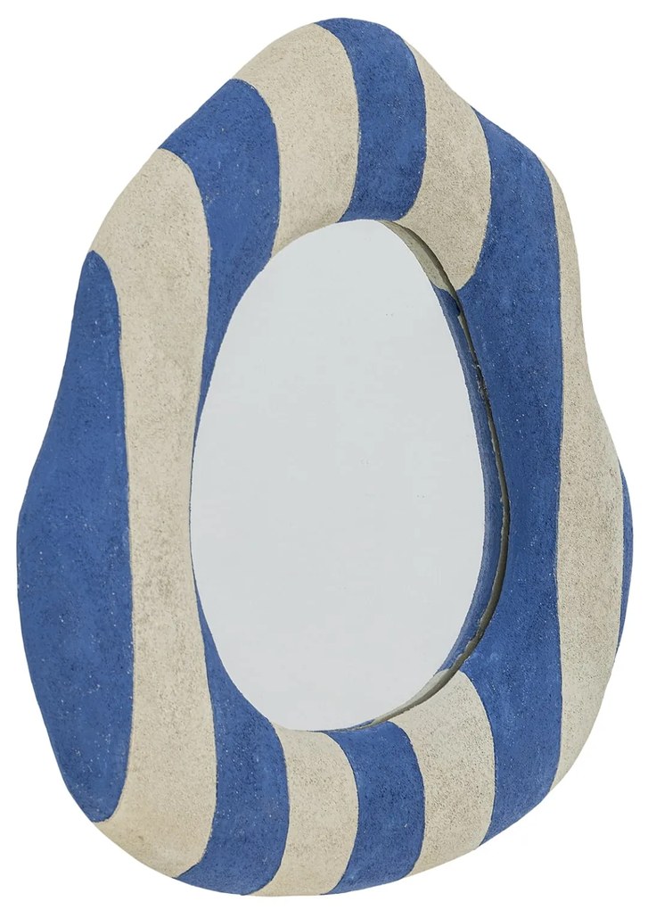 Bloomingville Nástenné zrkadlo Travis Blue