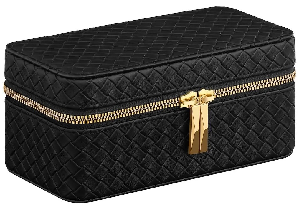 Úložný box na hodinky Lumos čierny/šedý