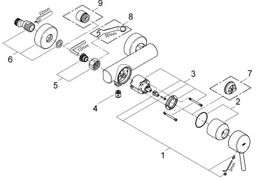 GROHE 32210001 - Sprchová batéria CONCETTO DN 15 lesklý chróm