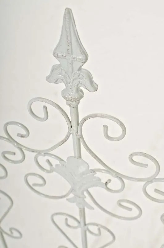 Mriežka na ruže Burg - 122 x 35 cm - Biela antik