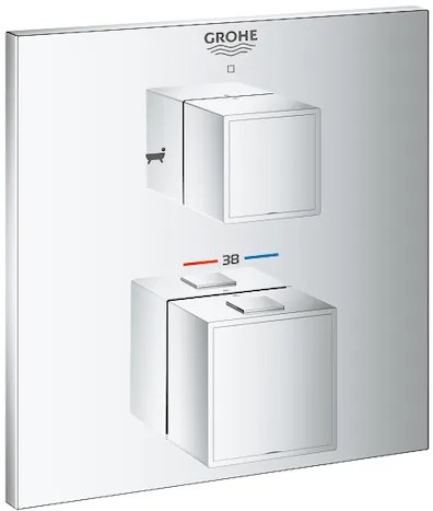 Grohe Grohtherm Cube termostat bez podomietkového telesa chróm 24155000 G24155000