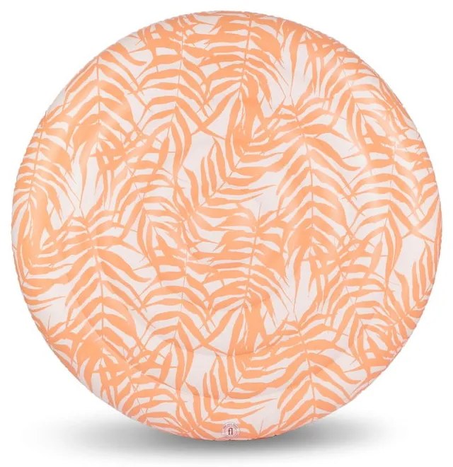 Oranžový nafukovací plážový matrac The Nice Fleet Bahia