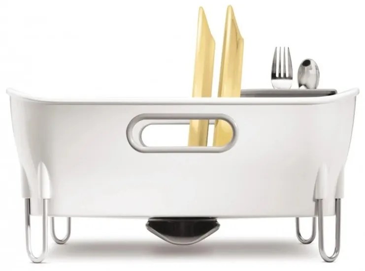 Simplehuman Odkvapkávač na riad Simplehuman - Compact, biely plast