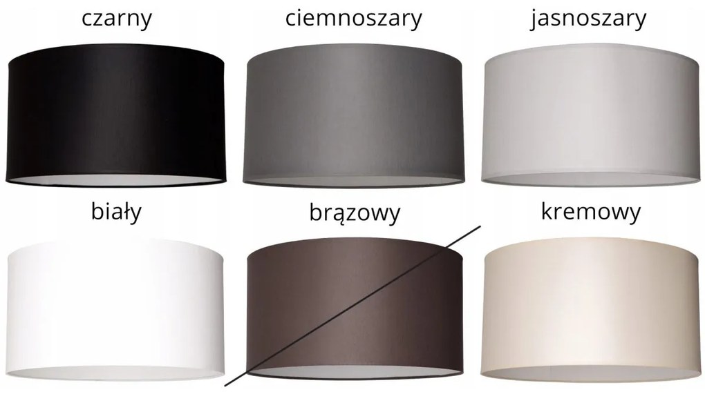 Závesné svietidlo Indigo, 1x textilné tienidlo (výber zo 6 farieb), ch