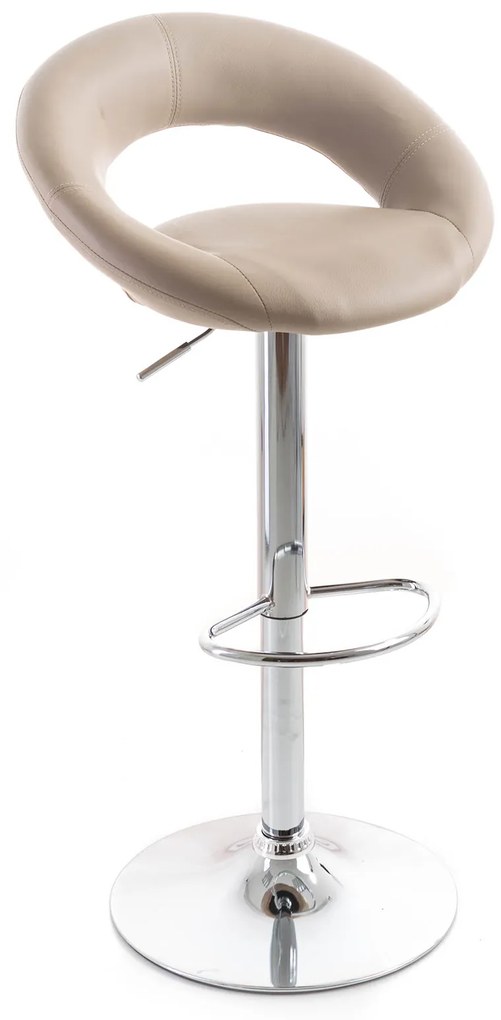 G21 Barová stolička Orbita koženková coffee