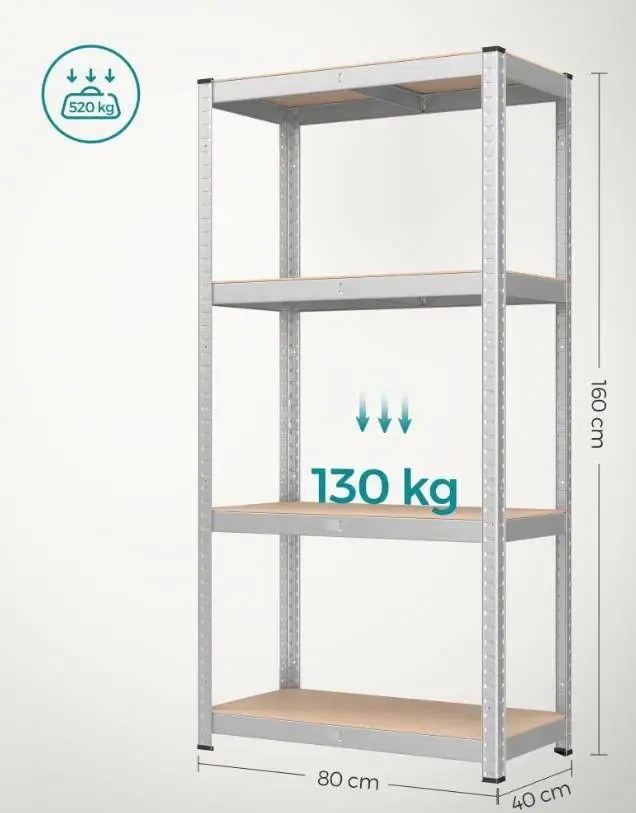 Sada regálov Regmet 2 ks 160 cm hnedá/strieborná
