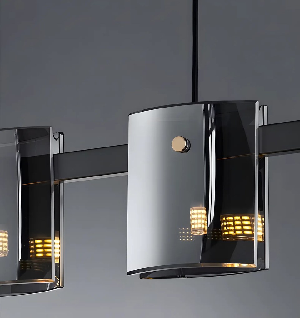 Toolight Toolight, stropné svietidlo 5xG9, APP1706-5CP, čierna-šedá, OSW-04312