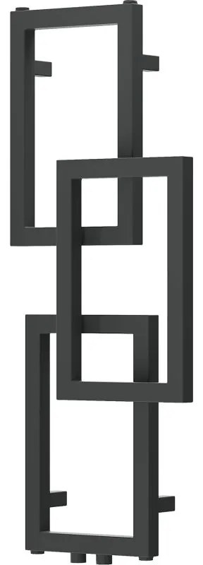 Mexen Grid, dekoratívny kúpeľňový radiátor 870 x 360 mm, 209 W, grafitová, W215-0870-360-00-66