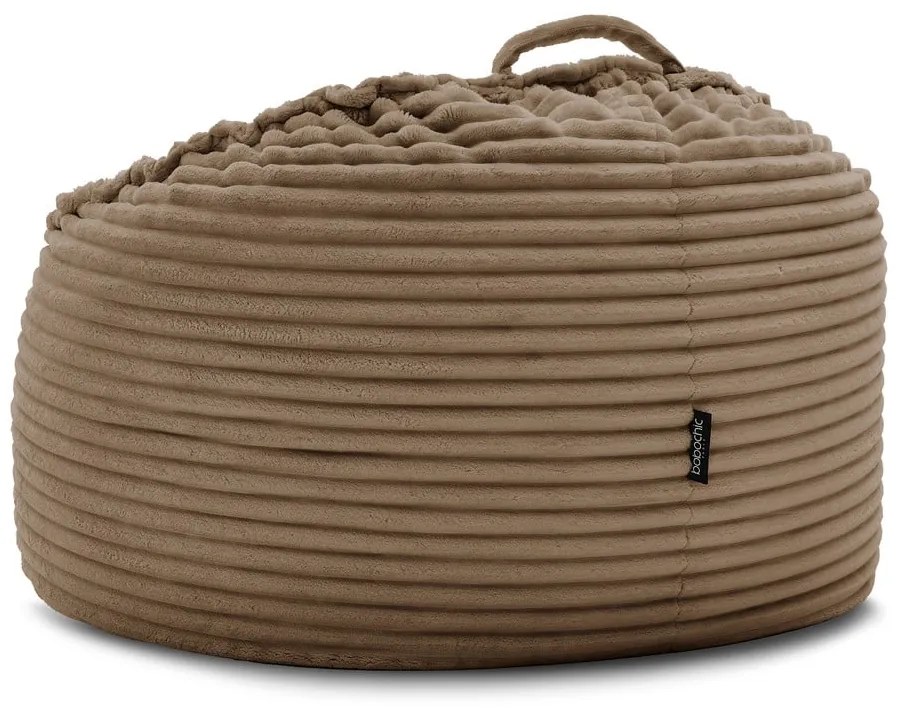 Hnedý menčestrový sedací vak Socrate – Bobochic Paris