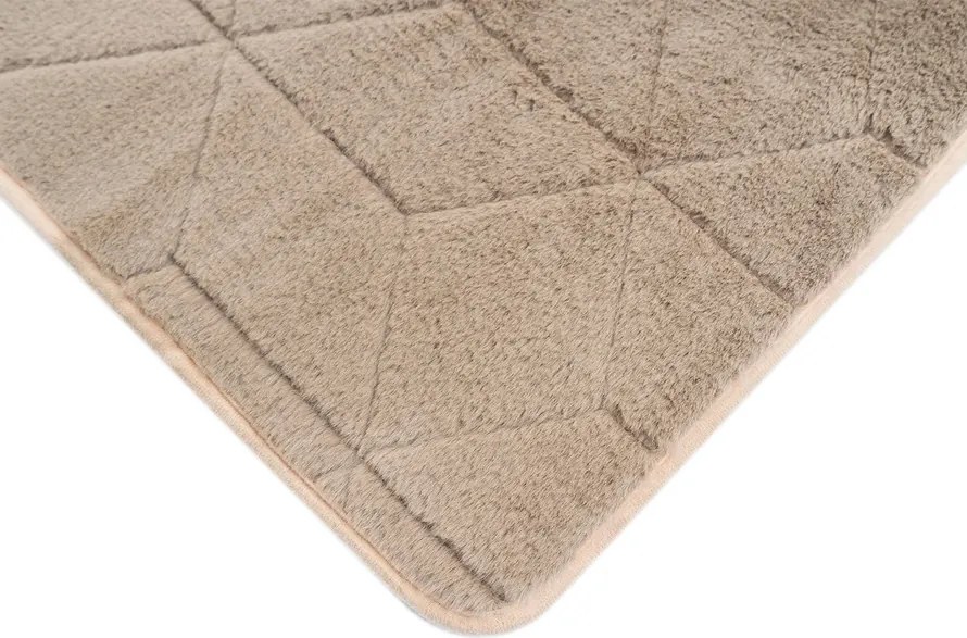 TZ Béžový obdĺžnikový koberec 3D Rabbit Rozmer: 160x230 cm